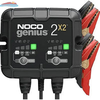 NOCO GENIUS2X2 - 6V/12V 2-Bank, 4-Amp Smart Battery Charger NOCO