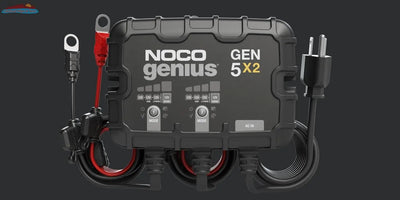 NOCO GEN5X2 - 12V 2-Bank, 10-Amp Marine On-Board Battery Charger NOCO