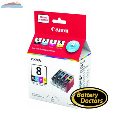 0620B036 Canon CLI-8 BK,C,M,Y Ink Value Pack Canon