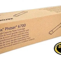 106R01507 Cyan High Capacity Toner Cartridge, Phaser 6700 Xerox