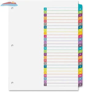 11844 READY INDEX ARCHED TABS LASER/INKJET CONTEMPORARY A-Z Avery