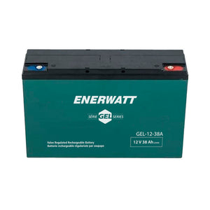 Enerwatt GEL12-38A Gel Battery 12V 38Ah (6-EVF-32) Trans-Canada