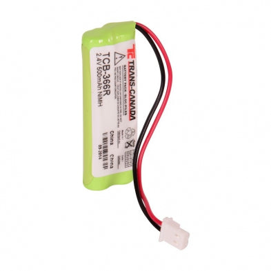 Trans-Canada TCB-T366R Cordless Phone Replacement Battery Ni-MH 2.4V 500mAh reversed Lakehead Inkjet & Toner