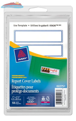 2275 REPORT COVER LABELS, 3 1/2
