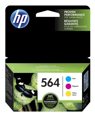 HP 564 CMY Ink Crtg Combo 3-Pack HP Canada
