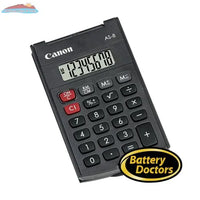 4598B009 Canon AS-8 Black 8-digit Handheld Calculator Canon