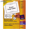 6503 I.D. LABELS 8 1/2" X 11" REMOVABLE 10 SHEETS/ENV. 1 Avery