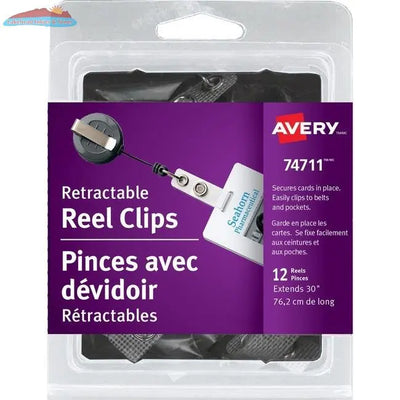 Avery® Clip-on Retractable ID Reel (AVE74711) Avery