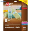 Avery&reg; Wraparound Labels, Sure Feed, 9-3/4" x 1-1/4" , 40 Labels (22845) (AVE22845) Avery