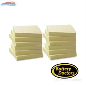 BUSINESS SOURCE ADHESIVE NOTES 3" X 3", YELLOW, UNRULED, REM Office