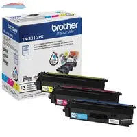 Brother Genuine TN331 3PK Standard-Yield Colour Toner Cartridge Multipack Brother