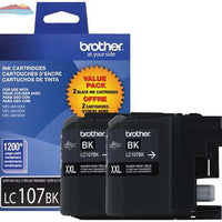 Brother LC1072PKS 2-Pack of Innobella  Black Ink Cartridges, Super High Yield (XXL Series) Brother