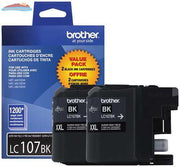 Brother LC1072PKS 2-Pack of Innobella  Black Ink Cartridges, Super High Yield (XXL Series) Brother