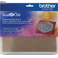 CAEBSBMS1 Embossing Brass Metal Sheets for ScanNCut Brother