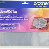 CAEBSSMS1 Embossing Silver Metal Sheets for ScanNCut Brother