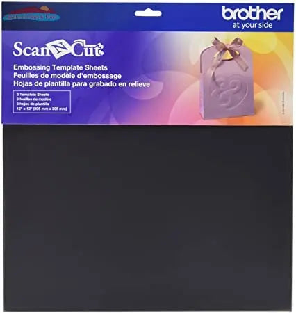 CAEBSTS1 Embossing Template Sheets for ScanNCut Brother