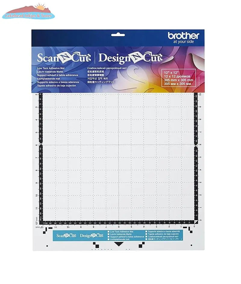 CAMATLOW12 12" x 12" Low Tack Adhesive Mat  for ScanNCut and Brother