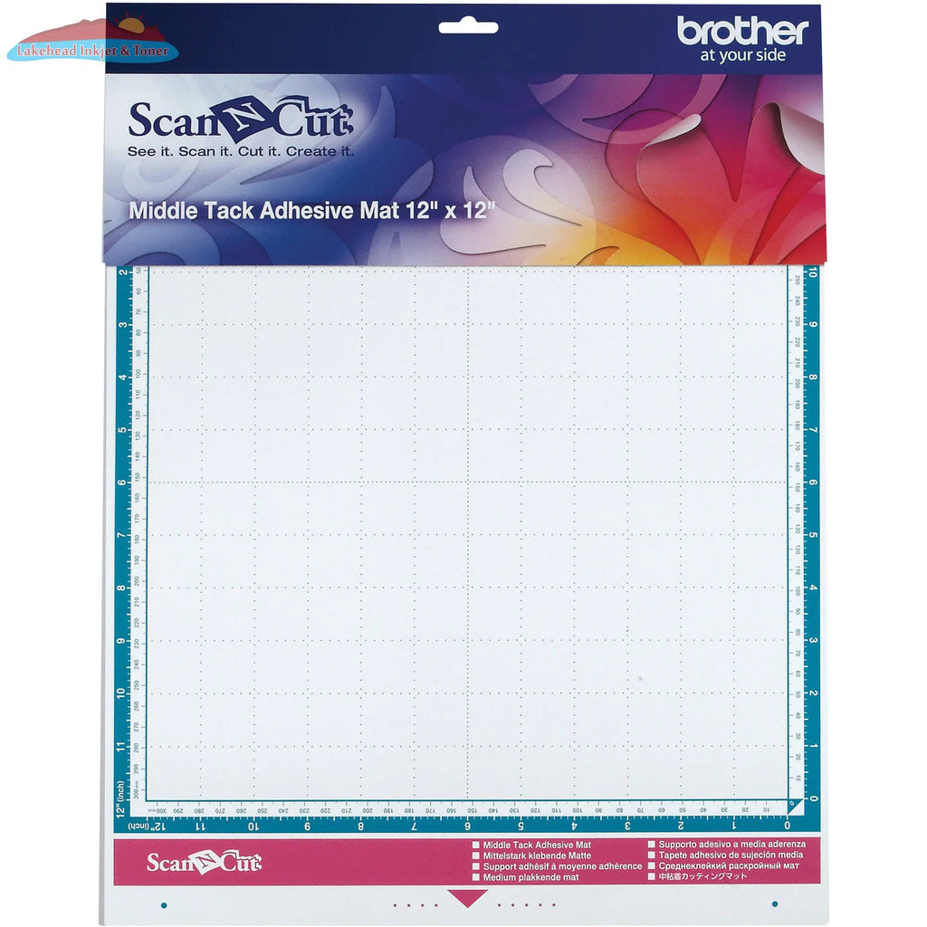 CAMATM12 Middle Tack Adhesive Mat 12" x 12" for ScanNCut Brother