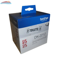 DK2212 CONTINUOUS LENGTH WHITE FILM TAPE 62MM X 15.24M / 23 Brother