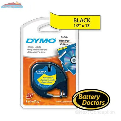 Dymo LetraTag Label Maker Tape Cartridge 1/2