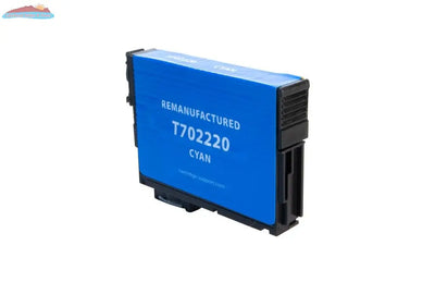 EPC Remanufactured Cyan Ink Cartridge for Epson T702220 EPC
