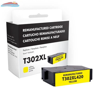 EPC Remanufactured High Capacity Yellow Ink Cartridge for Epson T302XL420 EPC
