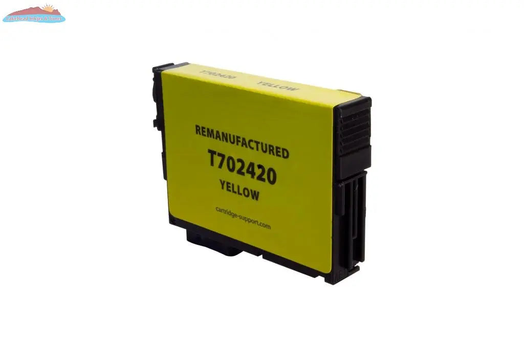 EPC Remanufactured Yellow Ink Cartridge for Epson T702420 EPC