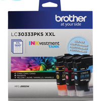 INKvestment Tank Super High-yield Ink 3 pack color Yields approx. 1500 pages/cartridge for Brother MFC-J995DW Brother