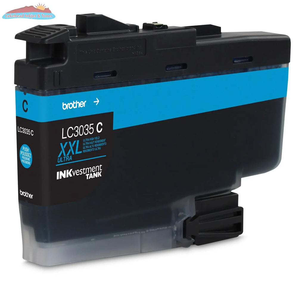 LC3035CS CYAN ULTRA HIGH YIELD INKvestment INK CARTRIDGE Brother