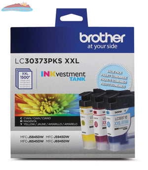 LC30373PKS COLOR 3PKS SUPER HIGH YIELD INKvestment CARTRIDGE Brother