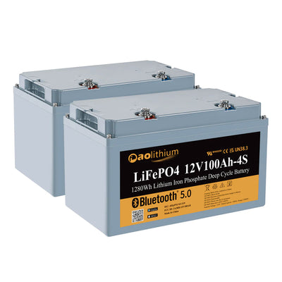 aolithium 12V 100AH LiFePO4 Battery Bundle (x2) w/ NOCO GENPRO10X2 On-Board Marine Battery Charger Lakehead Inkjet & Toner