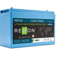 RELiON RB100 - 12V 100Ah Lithium Deep Cycle Battery Lakehead Inkjet & Toner