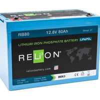RELiON RB80 - 12V 80Ah Lithium Deep Cycle Battery Lakehead Inkjet & Toner