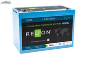 RELiON RB80 - 12V 80Ah Lithium Deep Cycle Battery Lakehead Inkjet & Toner