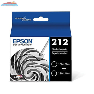 T212120D2 Epson T212 Claria Black Dual Pack Ink Cartridges S Epson