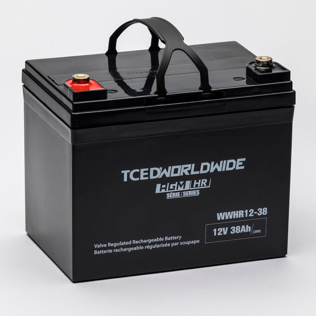 WWHR12-38 High Rate AGM Battery 12V 38Ah Trans-Canada