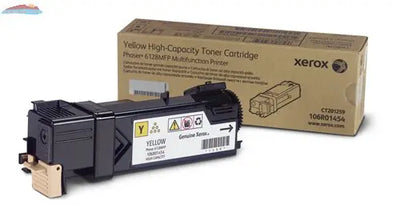Xerox Genuine Phaser 6128MFP Yellow Standard Capacity Toner Cartridge - 106R01454 Xerox