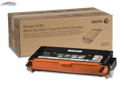 Xerox Genuine Phaser 6280 Black Standard Capacity Toner Cartridge - 106R01391 Xerox