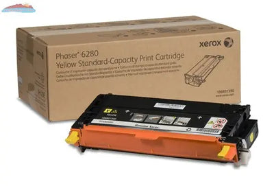 Xerox Genuine Phaser 6280 Yellow Standard Capacity Toner Cartridge - 106R01390 Xerox