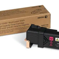 Xerox Genuine Phaser 6500 / WorkCentre 6505 Magenta High Capacity Toner Cartridge - 106R01595 Xerox