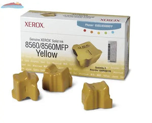 Xerox Genuine Phaser 8560 / 8560MFP Yellow Solid Ink () - 108R00725 Xerox