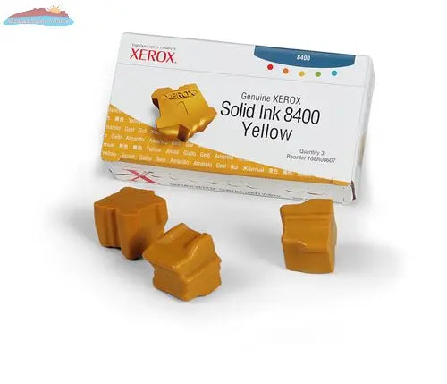 Yellow Ink (3 Per Box ) 8400 Xerox
