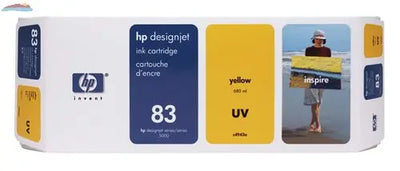 83 680-ml Yellow DesignJet UV Ink Cartridge HP Inc.