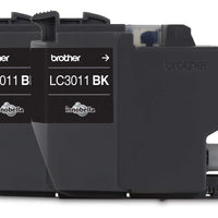 Brother Genuine LC30112PKS 2-Pack Standard-yield Black Ink Cartridge Brother