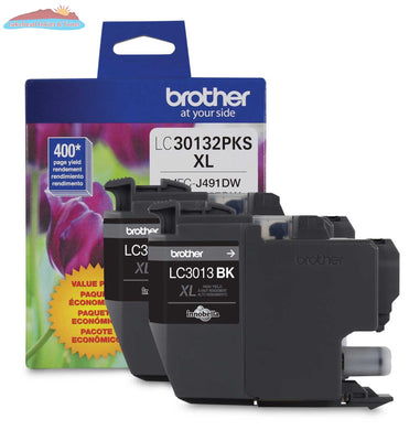Brother Genuine LC30132PKS 2-Pack High-yield Black Ink Cartridge Brother