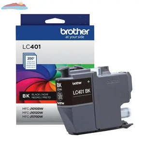 Brother Genuine LC401BKS Standard-Yield Black Ink Cartridge Brother