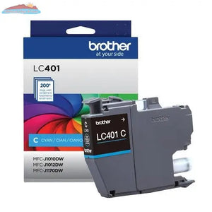 Brother Genuine LC401CS Standard-Yield Cyan Ink Cartridge Brother