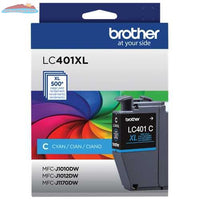 Brother Genuine LC401XLCS High-Yield Cyan Ink Cartridge Brother