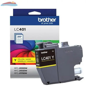 Brother Genuine LC401YS Standard-Yield Yellow Ink Cartridge Brother