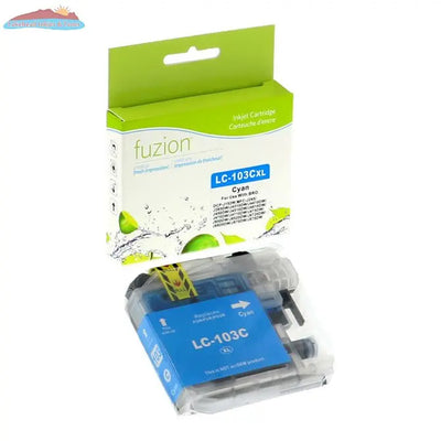 Brother LC103XL Cyan Compatible Inkjet Cartridge Fuzion